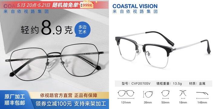依视路眼镜