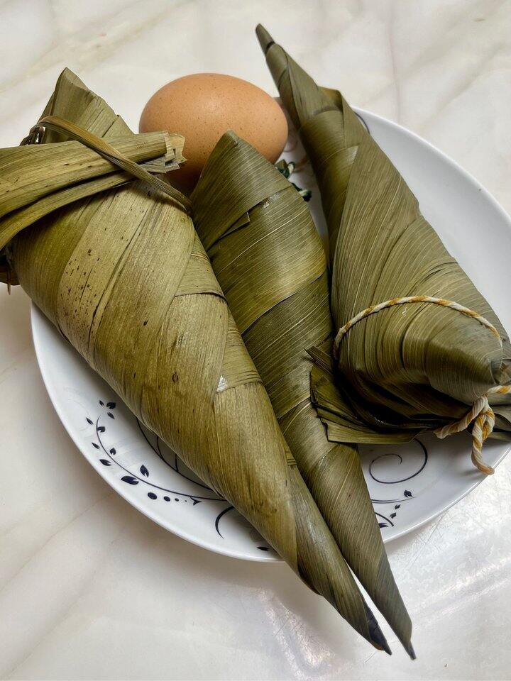 吃到了好吃的陕北黄米粽