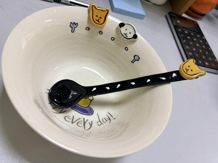 早餐碗，太可爱