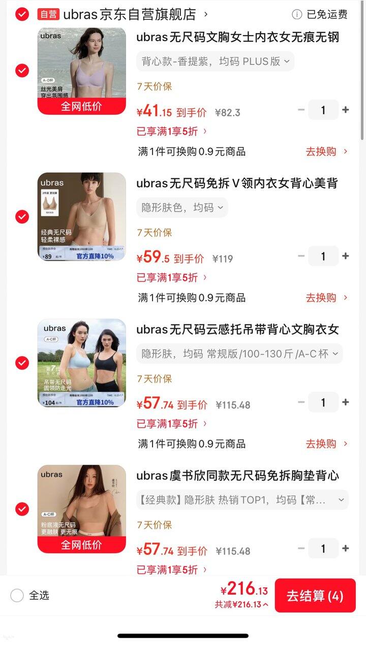 ubras五折