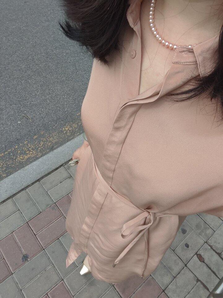 真丝连衣裙