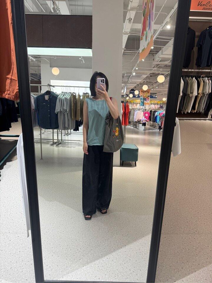 个子有点矮拖地了，但还是留了