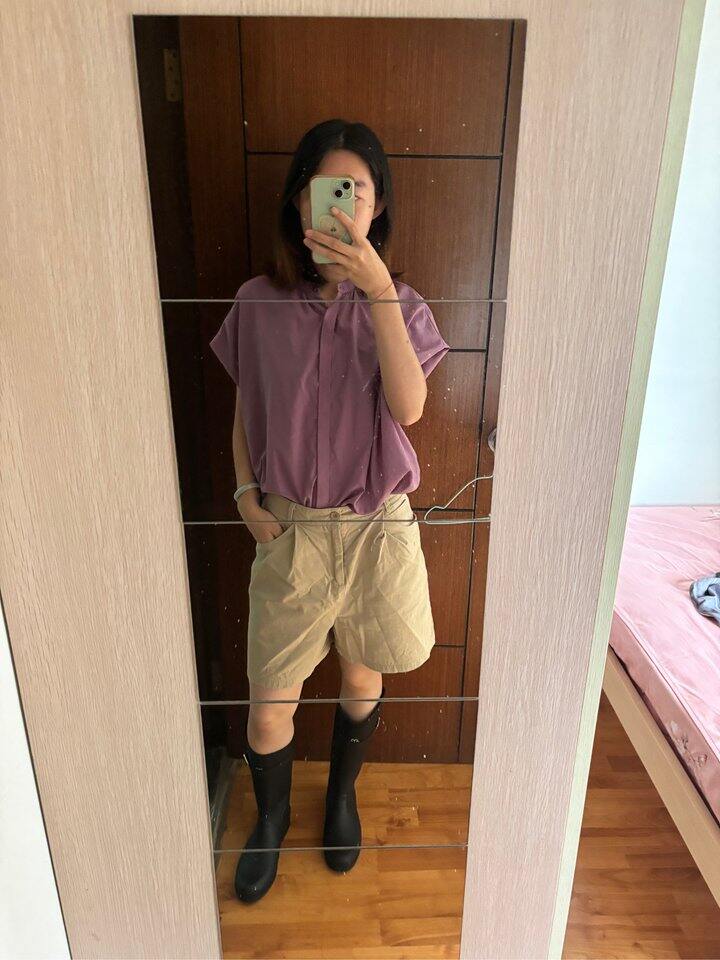 雨天穿雨靴