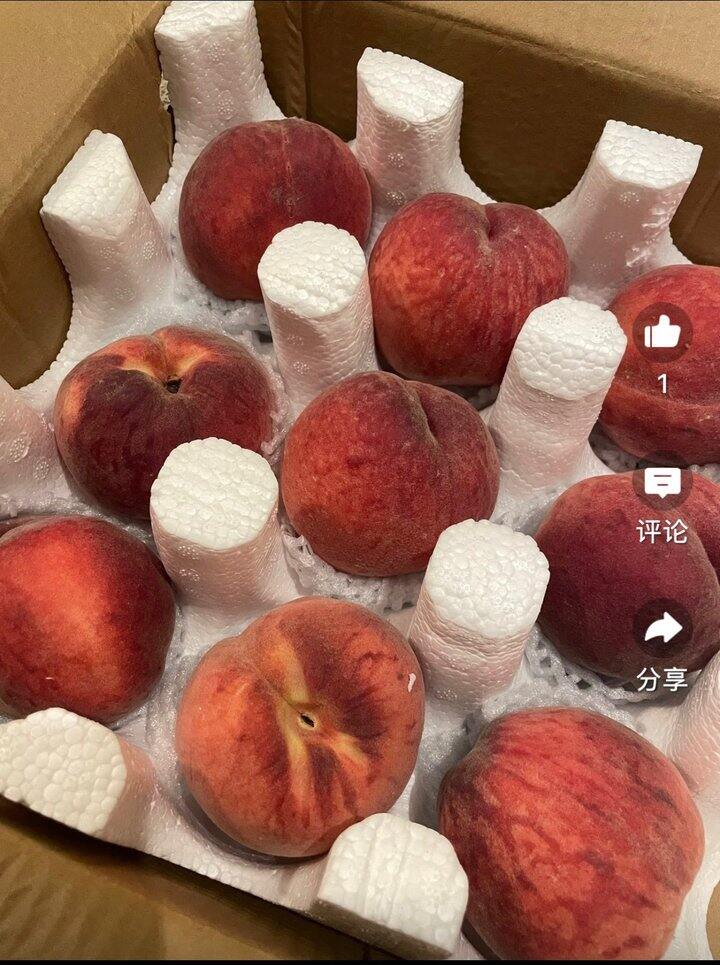 这是六月的桃