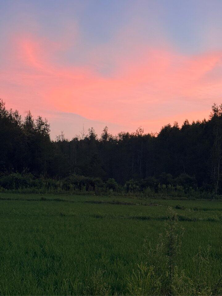昨日的晚霞