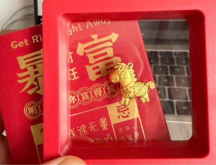 买个绳子直接能当吊坠了
