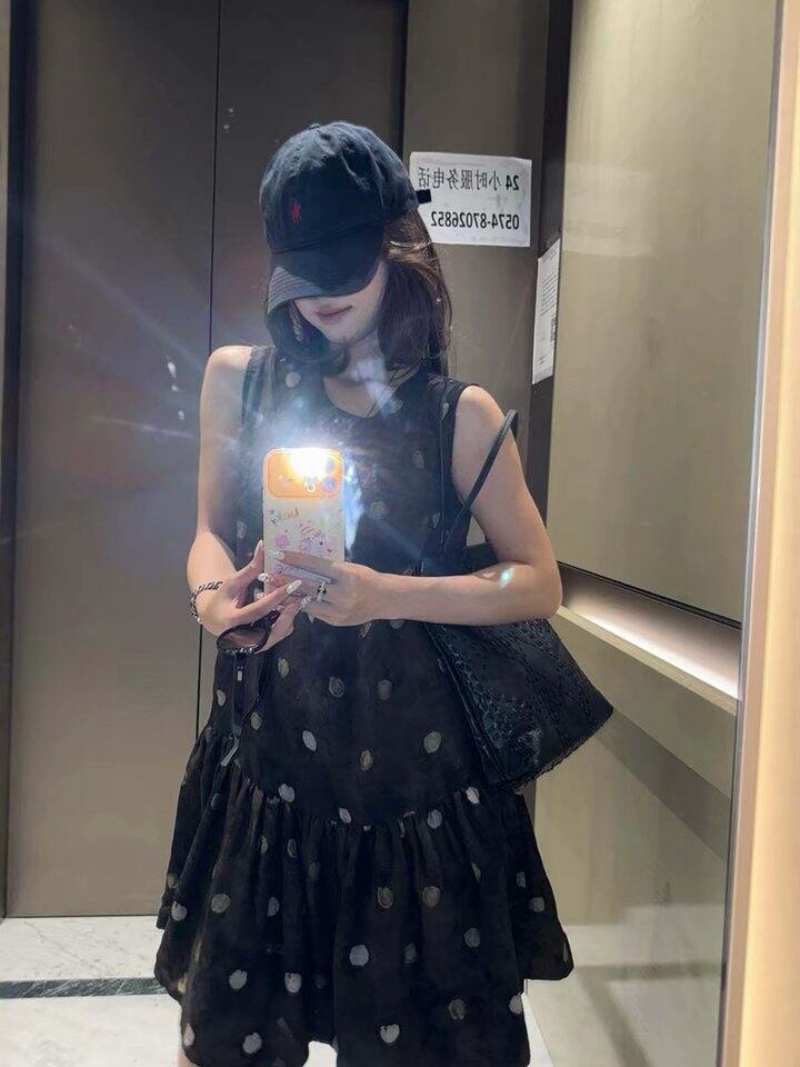 雾棕做旧陨石棉麻连衣裙！💰89
