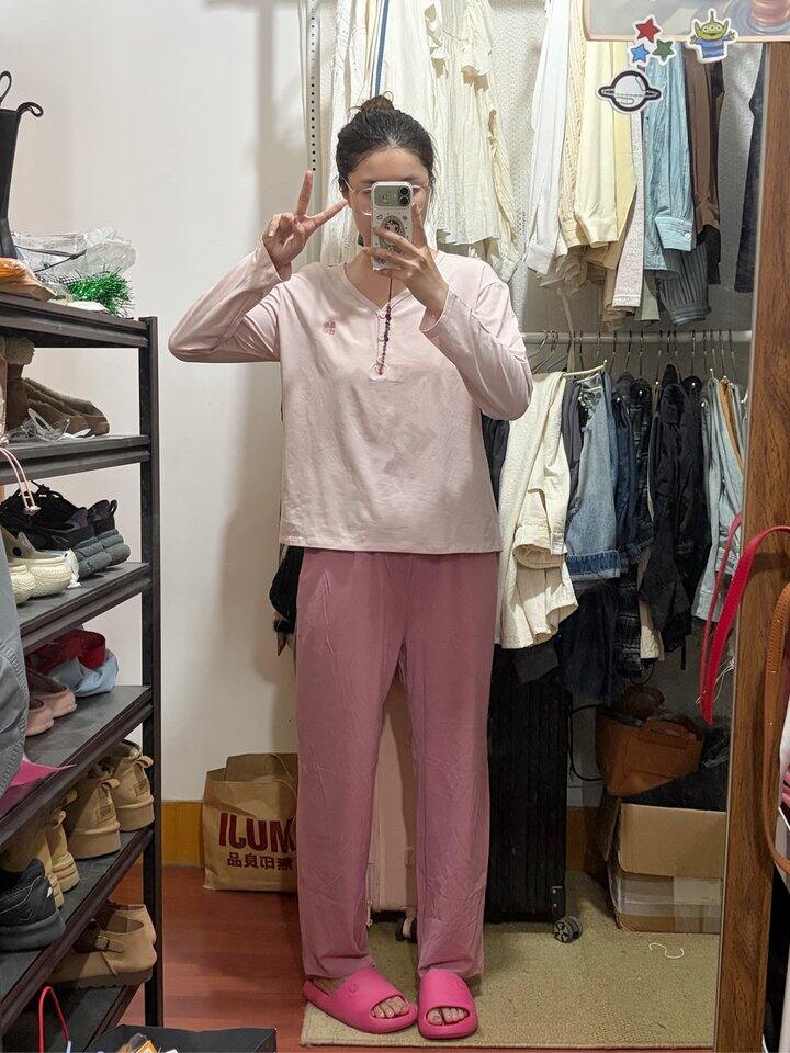 红豆睡衣试穿来啦