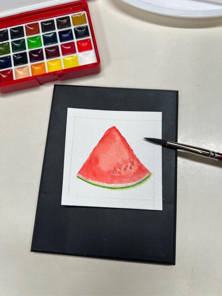已经画上了