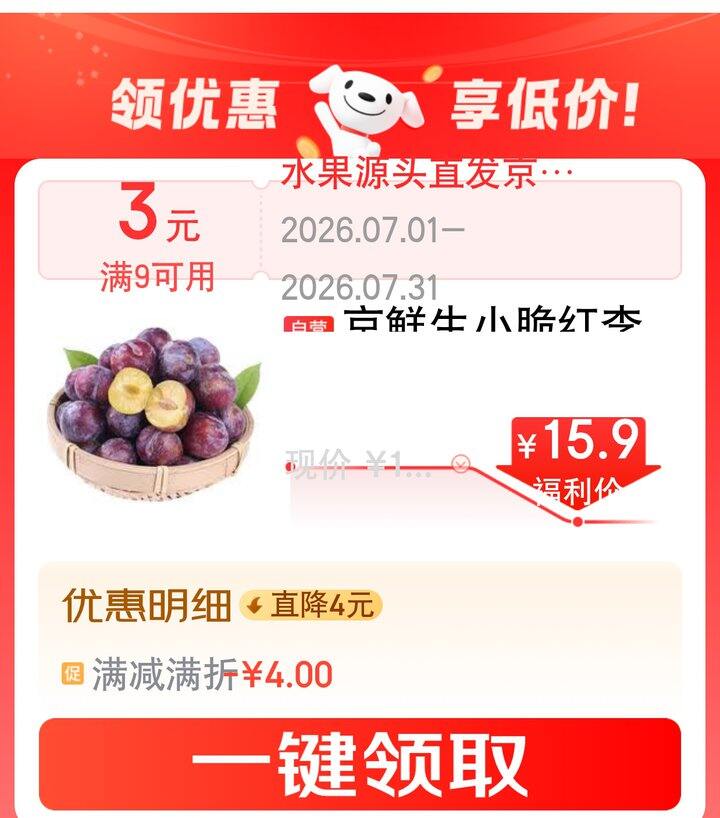 【奶茶东】红李子