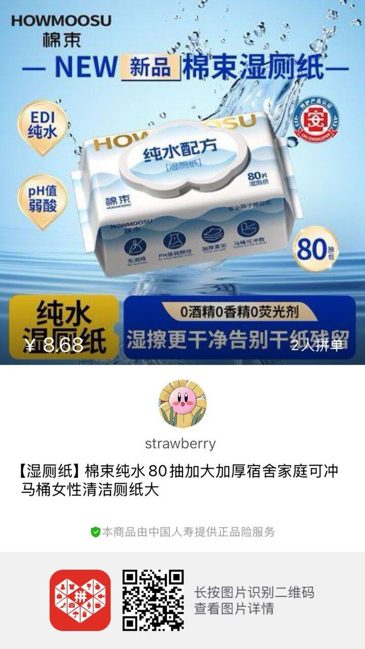 湿厕纸