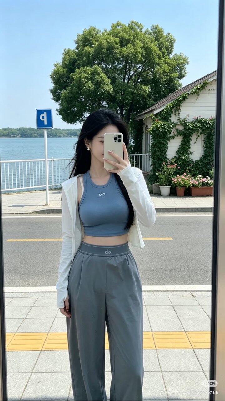 alo女士7色速干休闲直筒裤！💰79