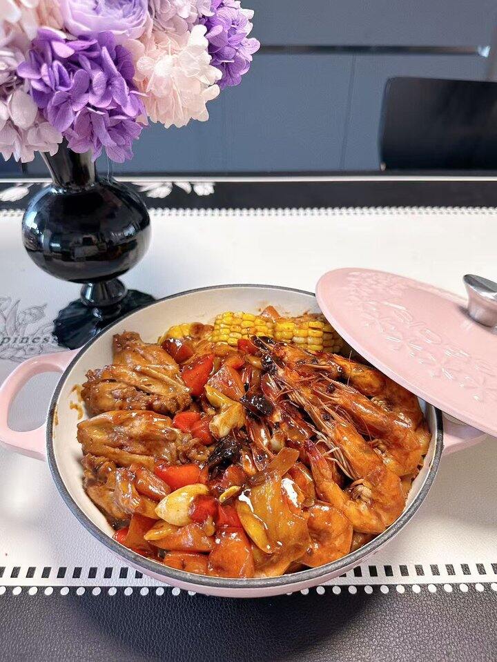 Velosan温仑山太阳花系列珐琅锅！💰129