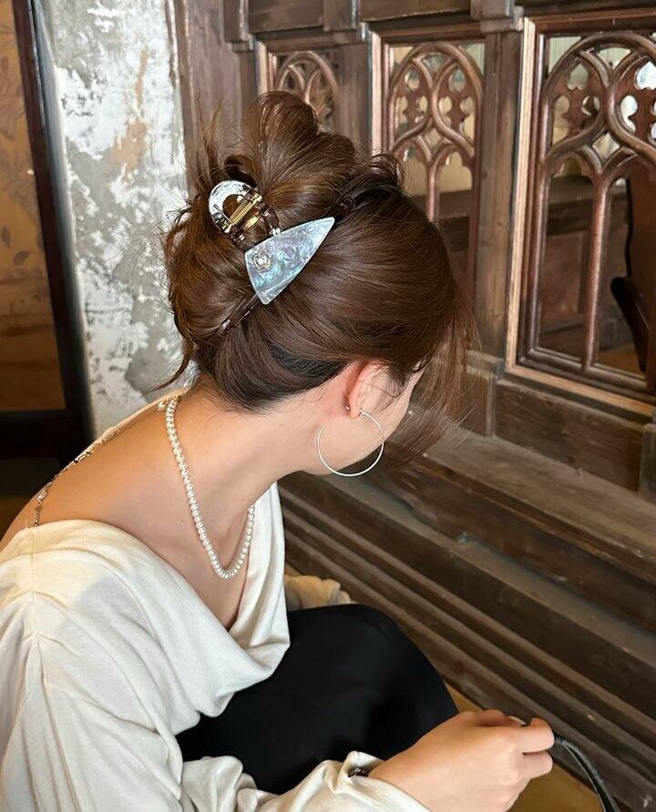 Hi Jennie法式醋酸鲨鱼夹！💰9+