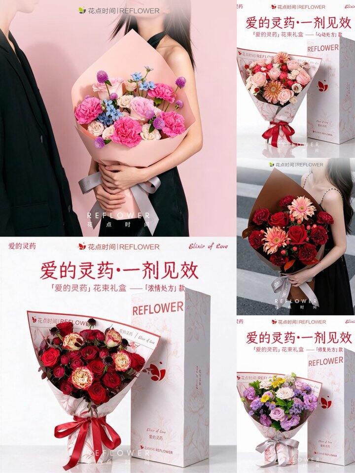 花点时间七夕限定鲜花