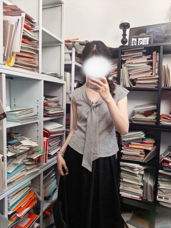 今晚八点🕗 亚麻格子飘带无袖小衫