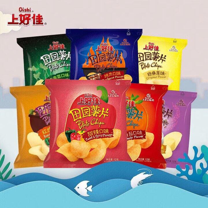 上好佳 薯片全家福组合💰15.9
