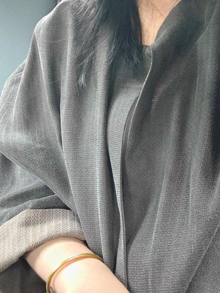 柞蚕丝外套