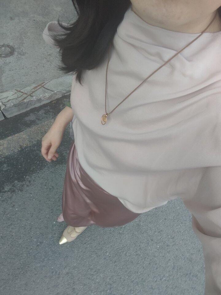 蔷薇粉半裙