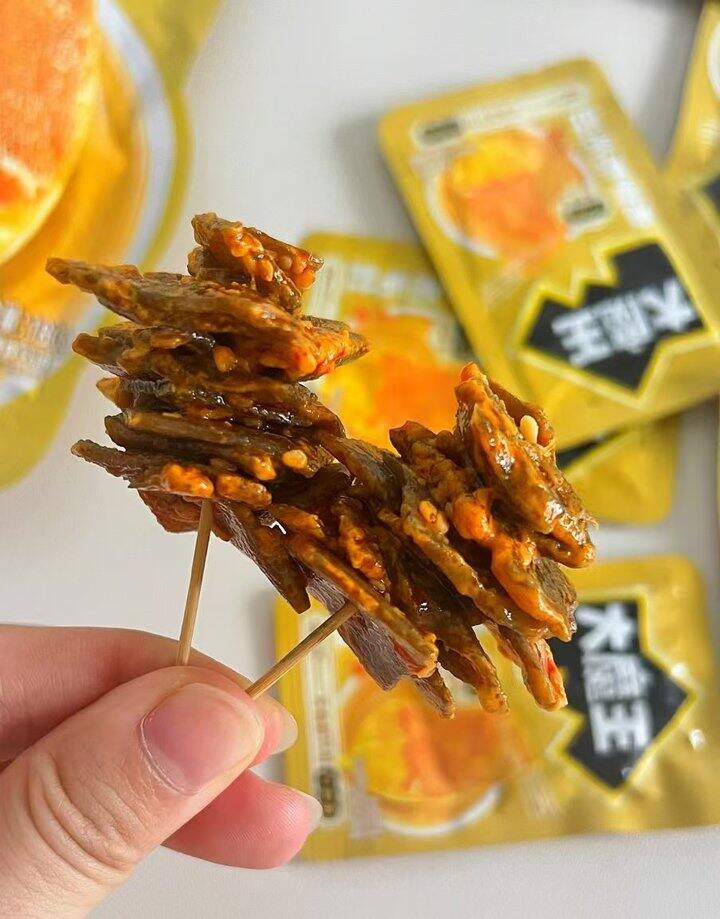盐津铺子大魔王麻酱素毛肚💰0.3/包
