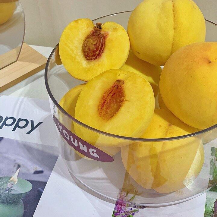 最后一款脆桃『凤凰黄桃』嘎嘎脆甜~