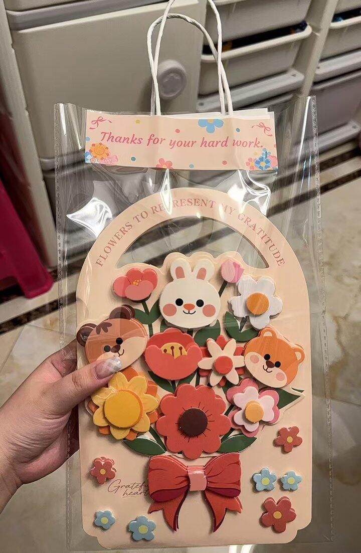 教师节花束贺卡