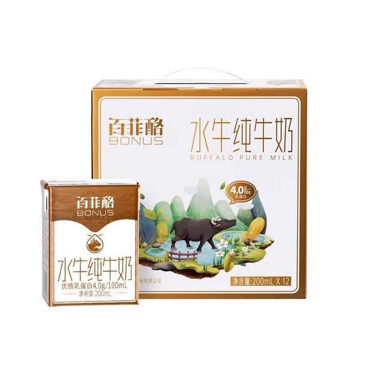 百菲酪水牛奶3箱107