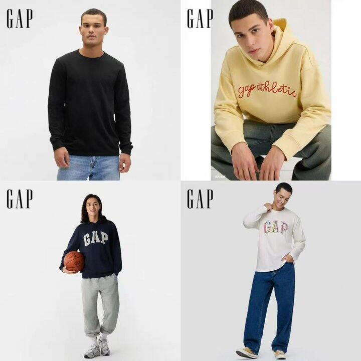 Gap盖璞情侣款秋装🈴集