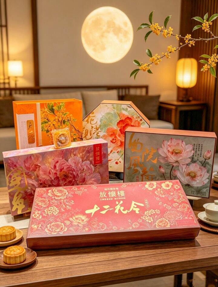 【诸老大&放怀楼宋韵月饼礼盒】品牌补贴福利，全场7款最低59元/盒