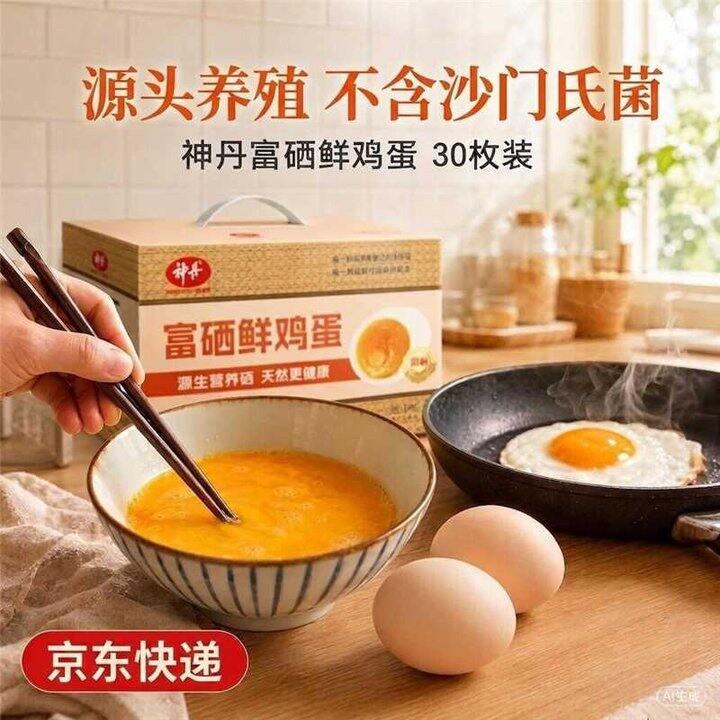 神丹 富硒鲜鸡蛋