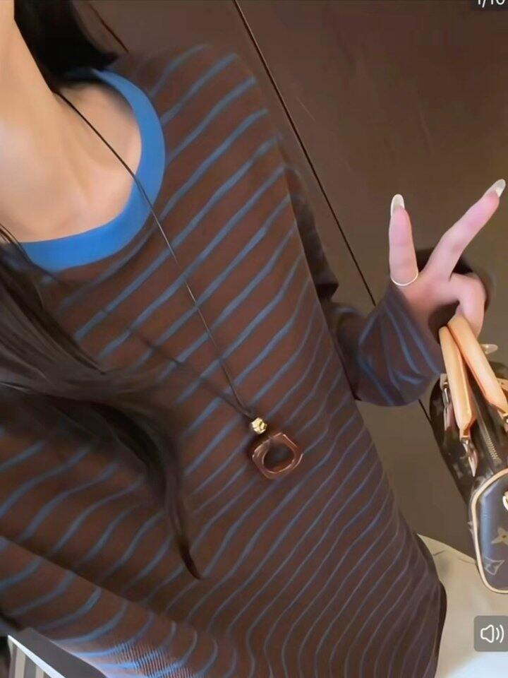 淡人舒适区条纹衫！💰69
