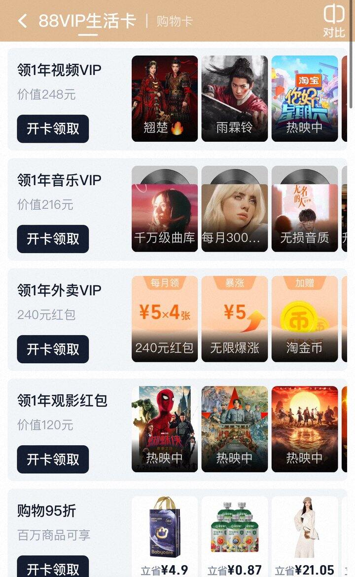 出88vip权益（9.20开）