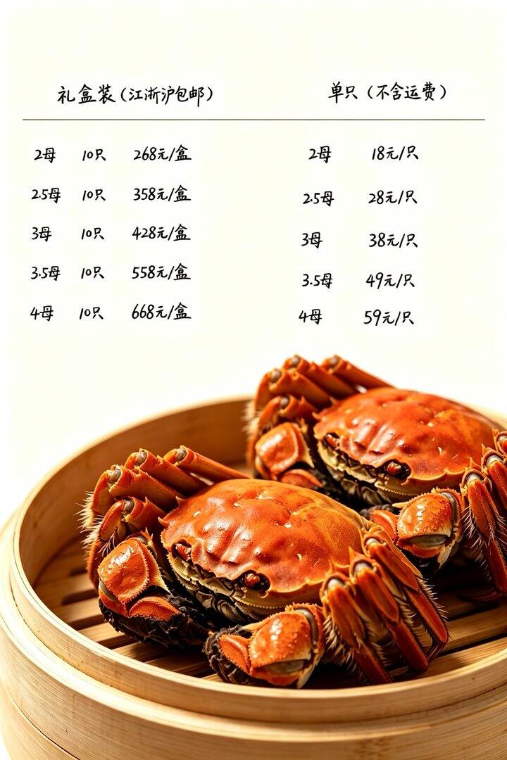 精品母蟹（十爪齐全版）上新啦