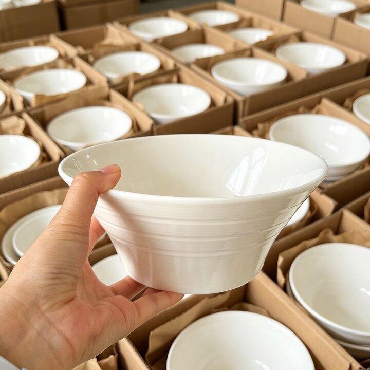8英寸白丝路系列陶瓷餐具！💰4+