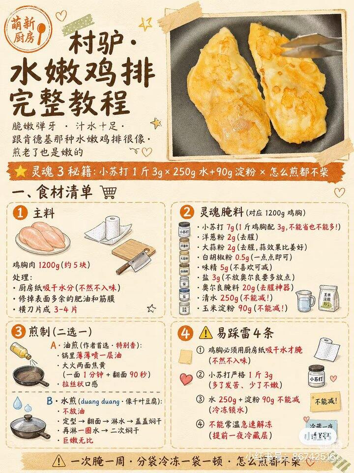 村驴水嫩鸡排太夯了