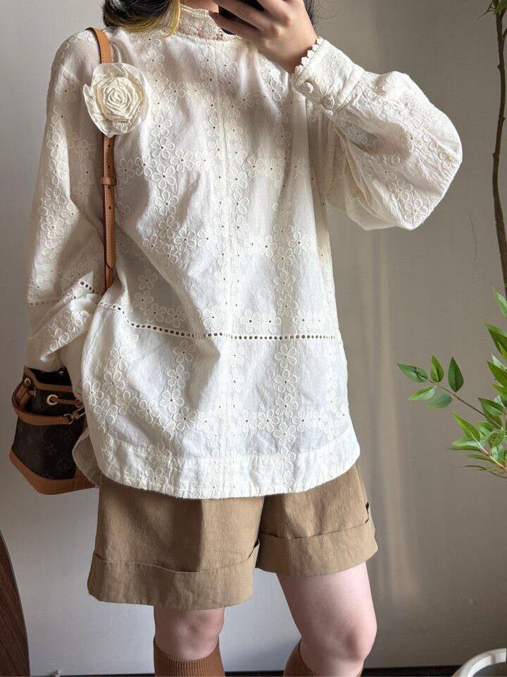 买了好久才舍得穿的衬衫