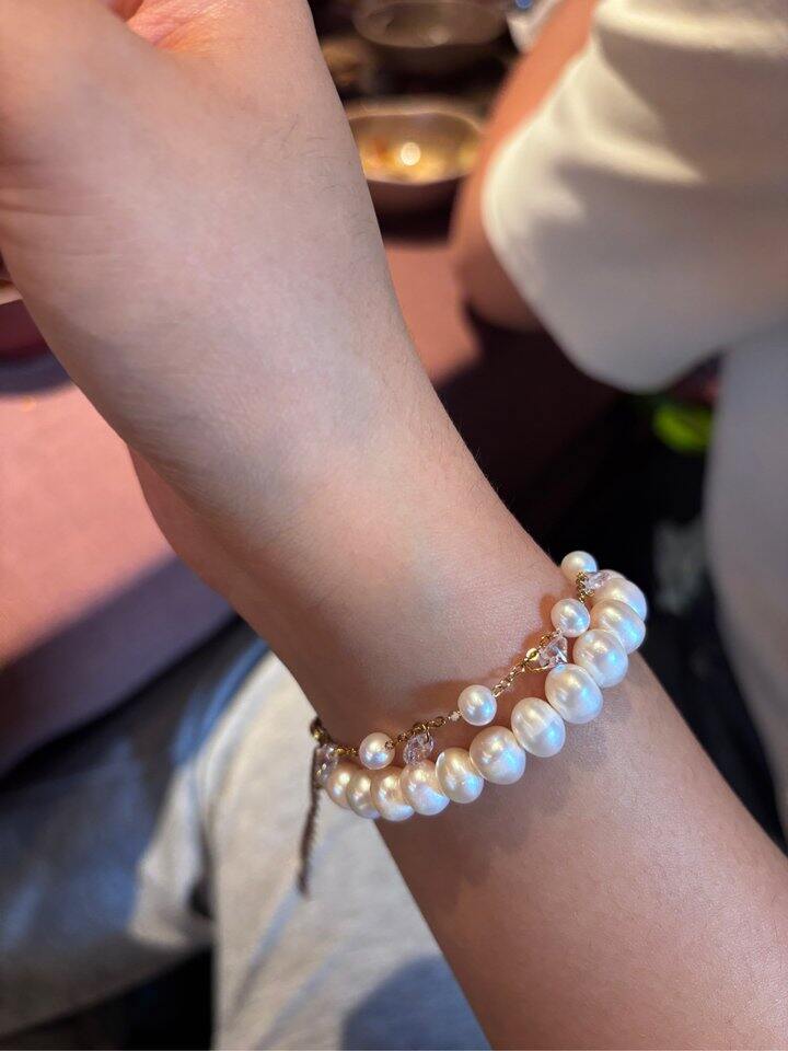 最近爱上了珍珠饰品
