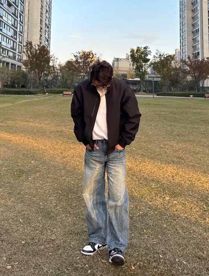 雪中飞男士立领夹克衫💰39.9