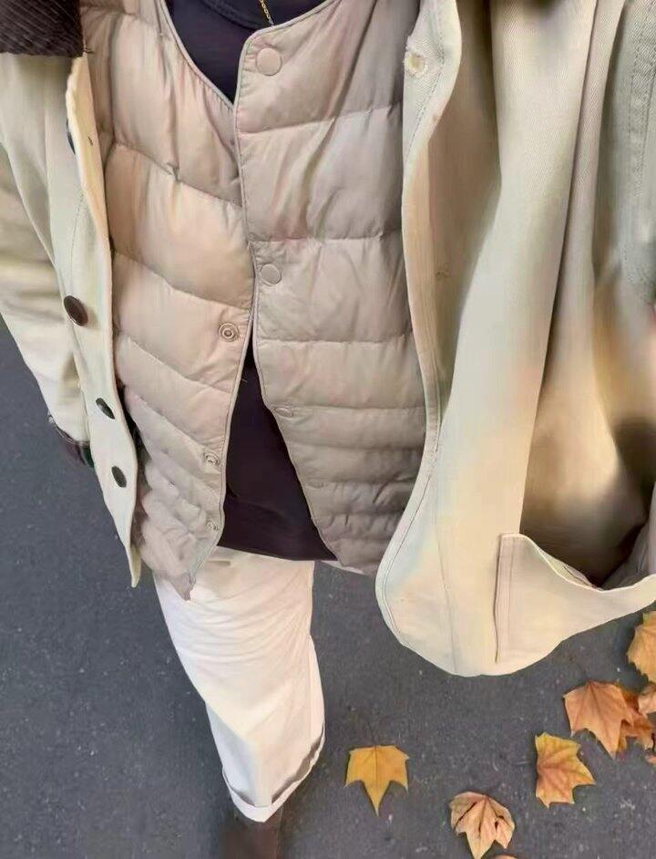 雪中飞羽绒马甲才💰49