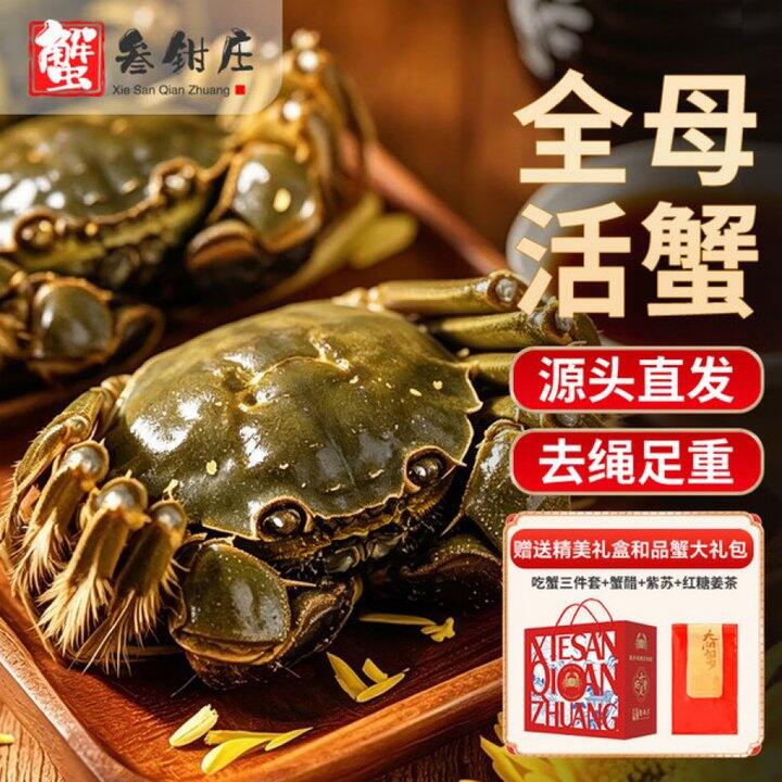 蟹叁钳庄 全母大闸蟹🦀