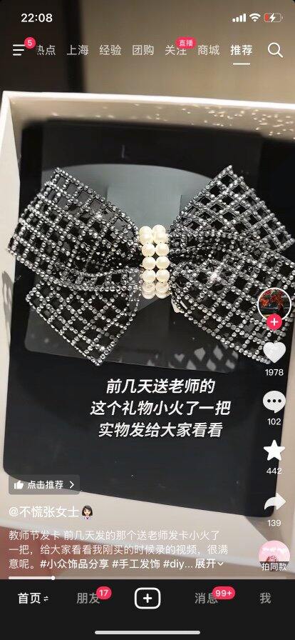准备给妈妈看的兰诺发夹