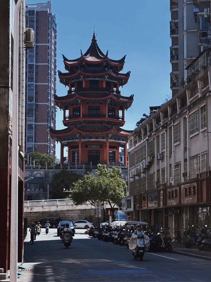这个八卦楼机位，果然漂亮，哈哈哈！