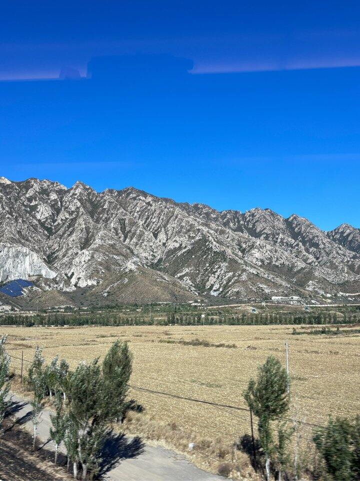 高铁上的风景