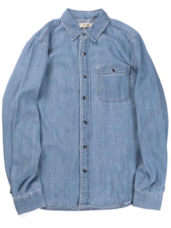 牛仔衬衫
