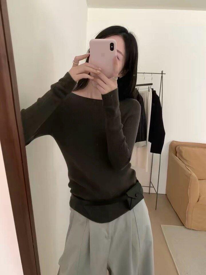 𝐞𝐠𝐠一体领针织衫！💰20+