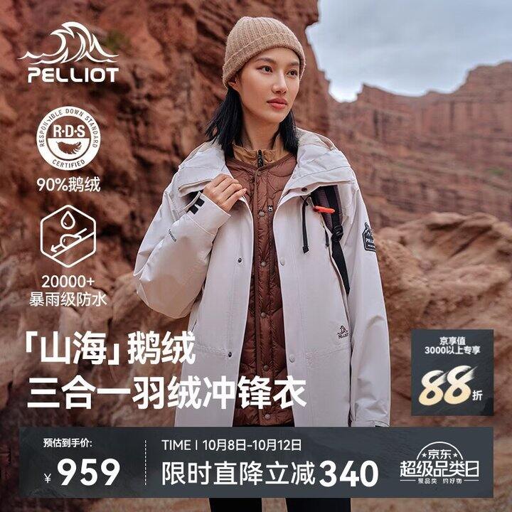 伯希和山海系列鹅绒内胆三合一 | 688r