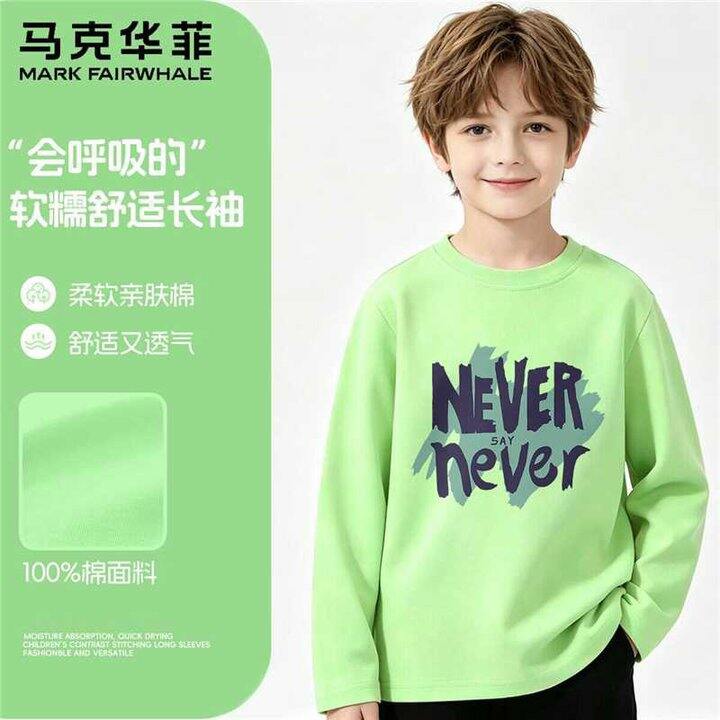 马克华菲 新款纯棉宽松打底衫