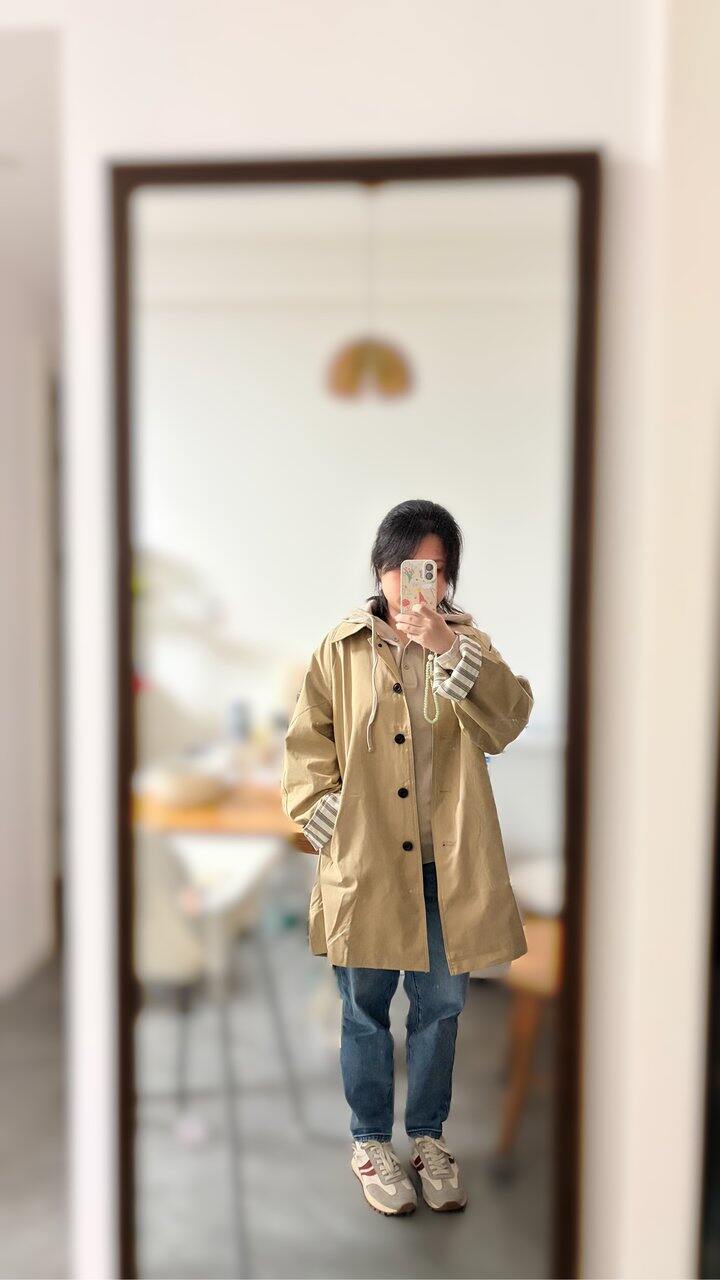 若若美风衣+华绒晒单
