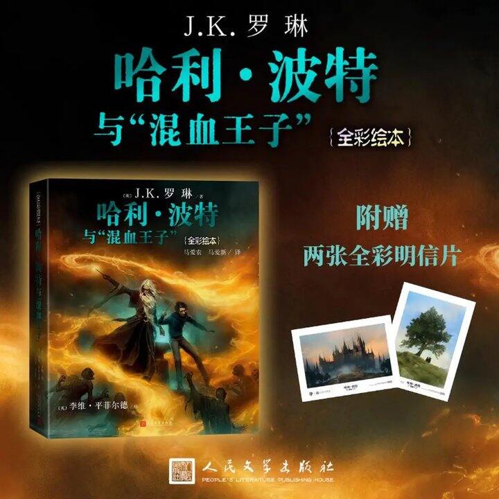 哈利波特最新的彩绘本《哈利波特与混血王子》