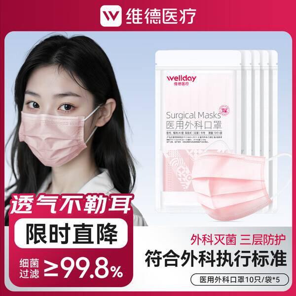维德成人医用外科口罩丨5.67